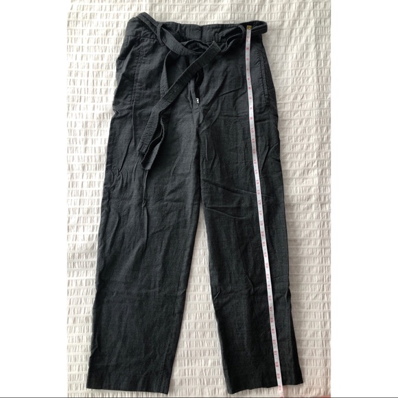 Wilfred High Waisted 3/4 Length Pants w Waist Tie - Picture 10 of 14